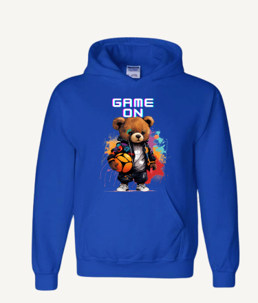 Game On Bear Hoodie